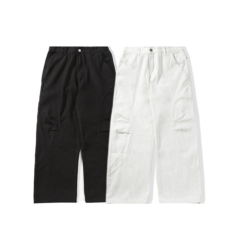 Japanese Curved Soft Pleat Casual Pants All-match Neutral Limorista
