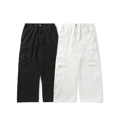 Japanese Curved Soft Pleat Casual Pants All-match Neutral Limorista