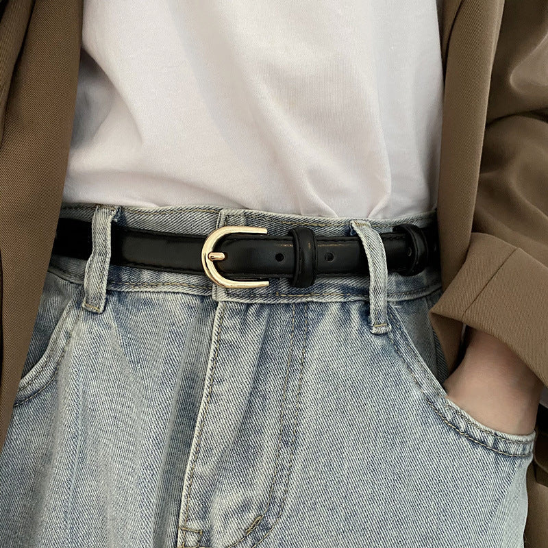 Super Easy To Match Soft Leather Belt Simple And Advanced Limorista