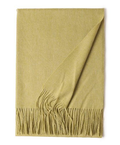 New Solid Color Wool Long Beard Warm Tassel Scarf Thick Limorista