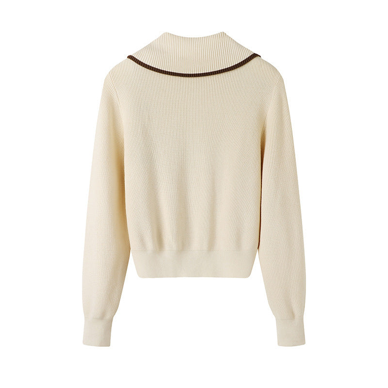 Simple All-match Knitted Cardigan New Fall Women&