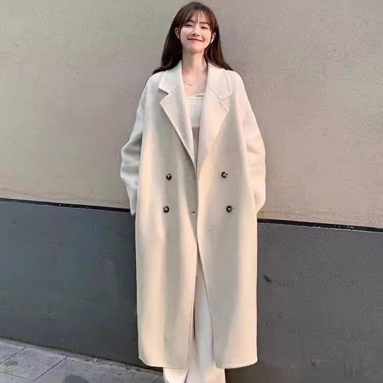 Mid-length Cashmere Coat Women&