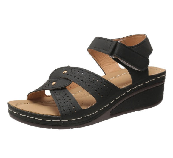 Retro Casual Flower Line Shaped Women&