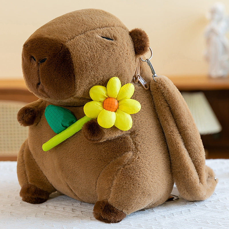 Capybara Backpack Plush Toy Creative Backpack Limorista