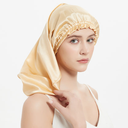 Silk Long Tube Nightcap Hair Care Thermal Heat Cap Limorista