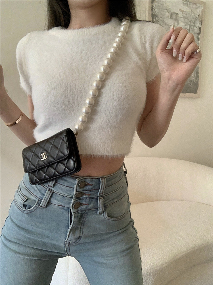 Short Sleeve Slim Fit Inner Wear Bottoming Shirt Limorista