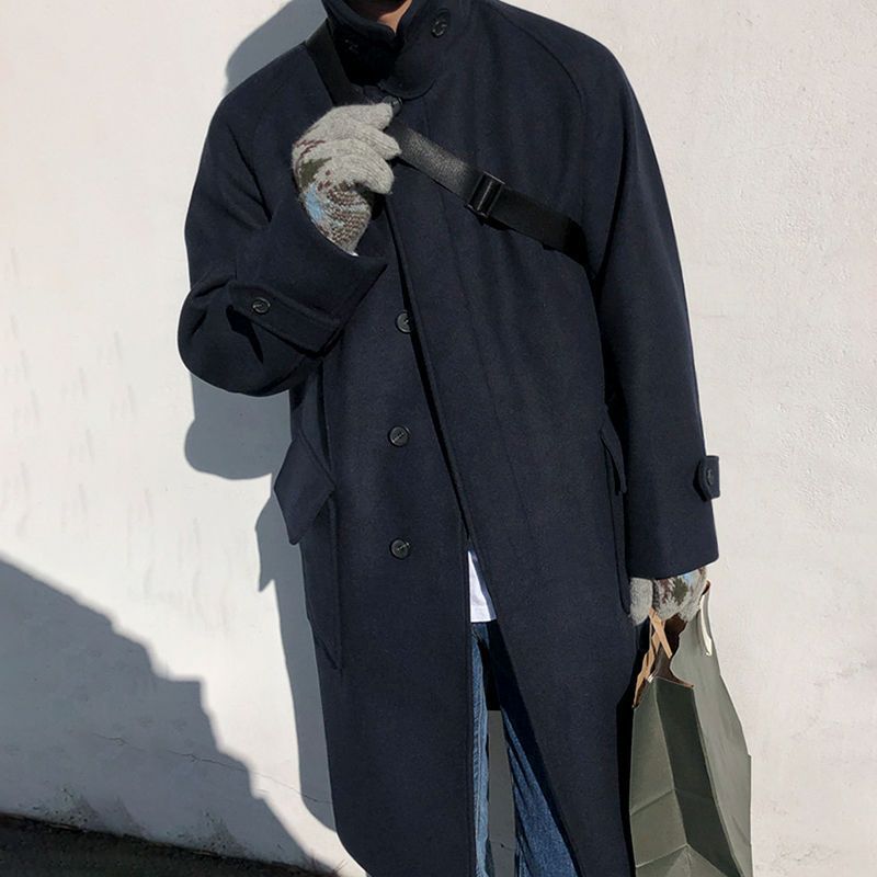 British Style Trench Coat Woolen Cloth Limorista