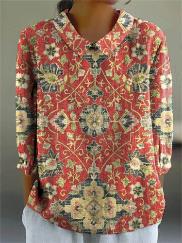 Printed Loose Casual Women&