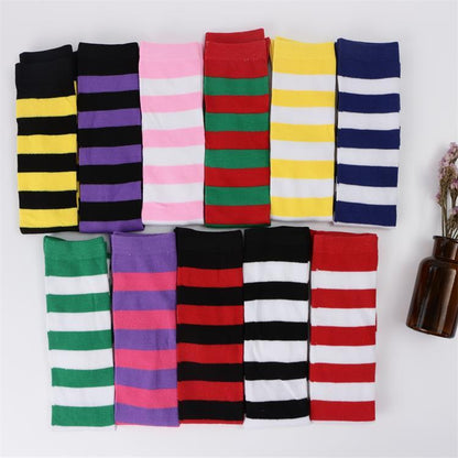 Wild striped long tube bottoming socks Limorista