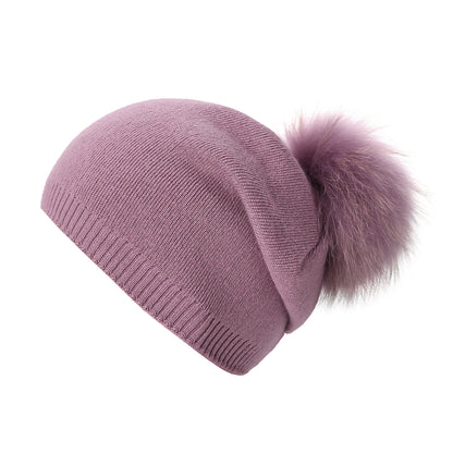 Fur Pompom Hats Limorista