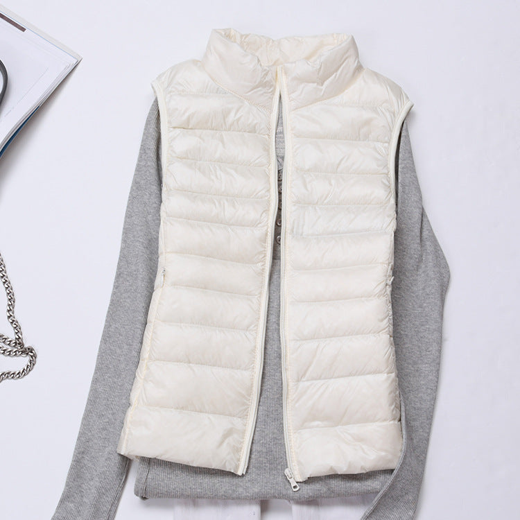 New Autumn Women Light Down Vest Limorista