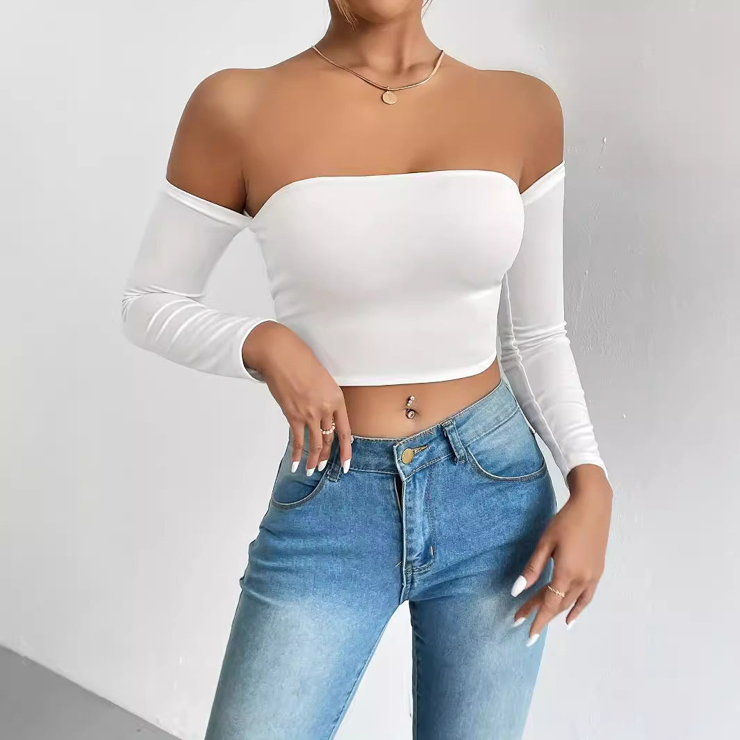 European And American Camisole Waist Trimming Short Sleeve Limorista