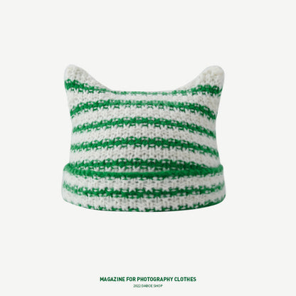 Korean Cute Thermal Head Cover Woolen Cap Limorista
