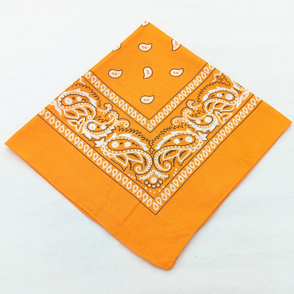 55 cm Polyester Turban Cashew Square Scarf Limorista
