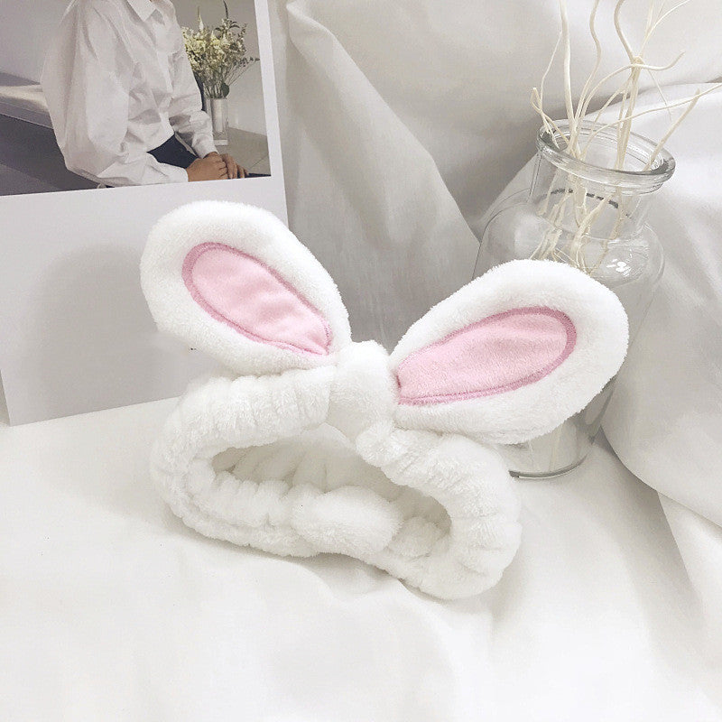 Rabbit Ear Washing Makeup Headband Limorista