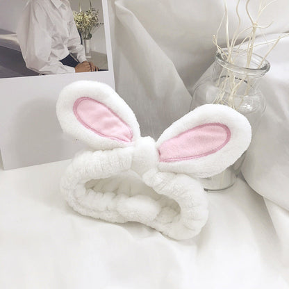 Rabbit Ear Washing Makeup Headband Limorista