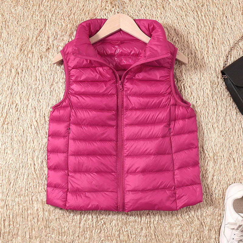Lightweight down jacket women&