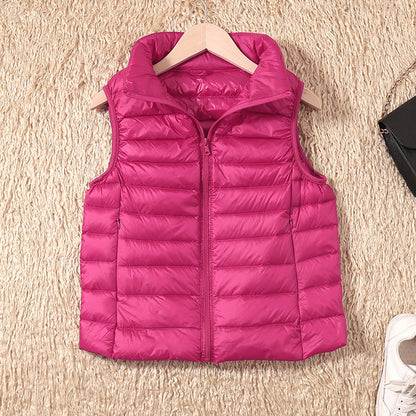 Lightweight down jacket women&