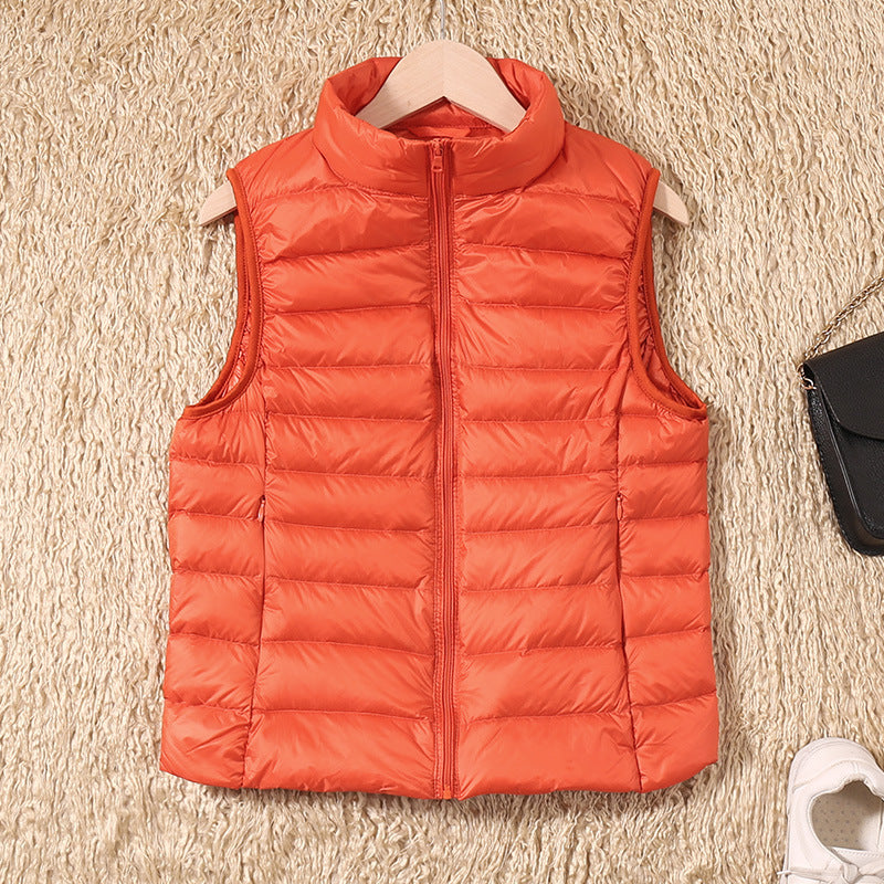 Lightweight down jacket women&