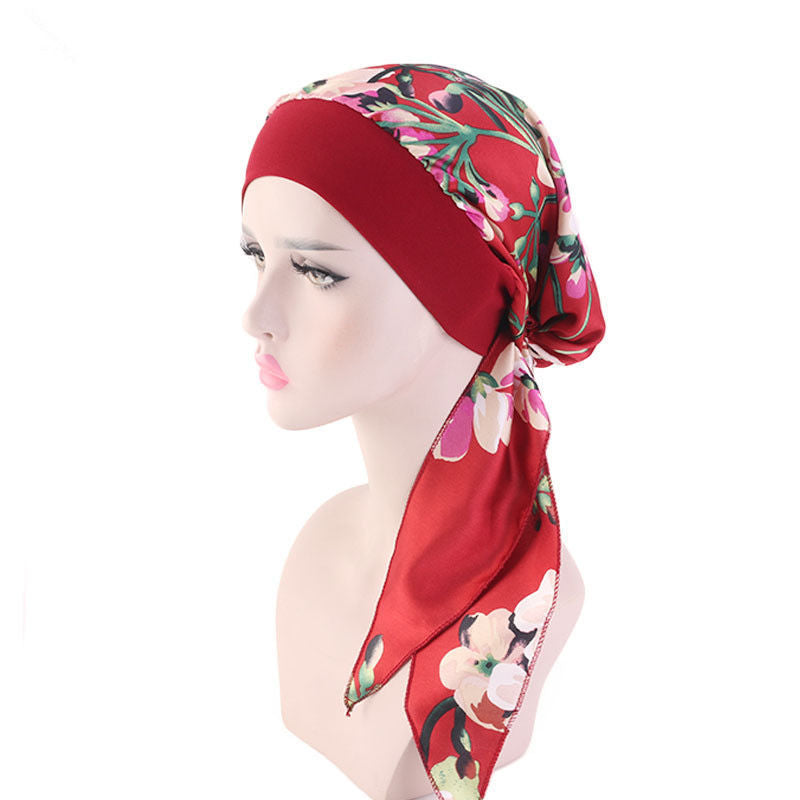 Stretch Hair Band Braid Hat Ethnic Style Fashion Scarf Muslim Ethnic Limorista