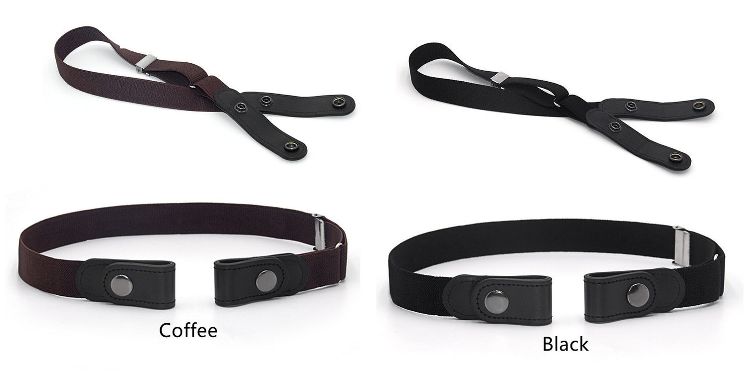 Jeans Belt Seamless Elastic Without Buckle All-match Lazy Belt Limorista
