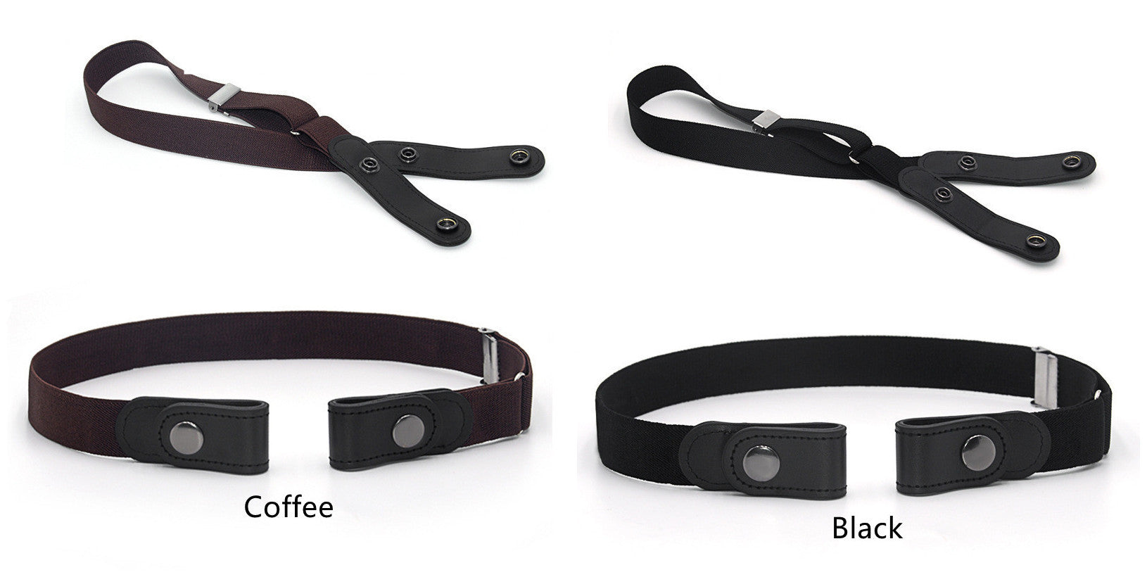 Jeans Belt Seamless Elastic Without Buckle All-match Lazy Belt Limorista
