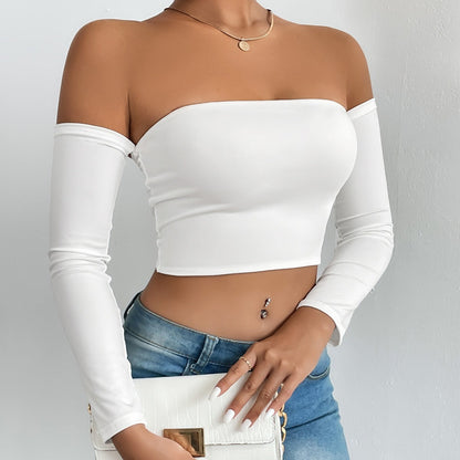 European And American Camisole Waist Trimming Short Sleeve Limorista