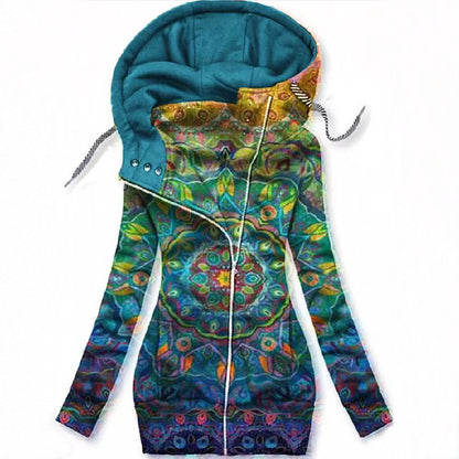 Slim-fit Long-sleeved Sweatshirt With Zipper Limorista