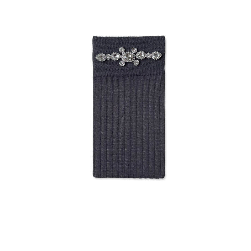 Rhinestone Crystal Long Socks Leg-knee Socks Limorista