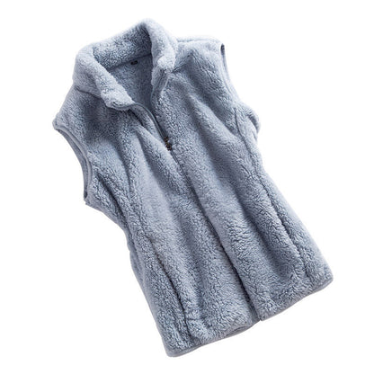 Double-sided Fleece Sweater Women&
