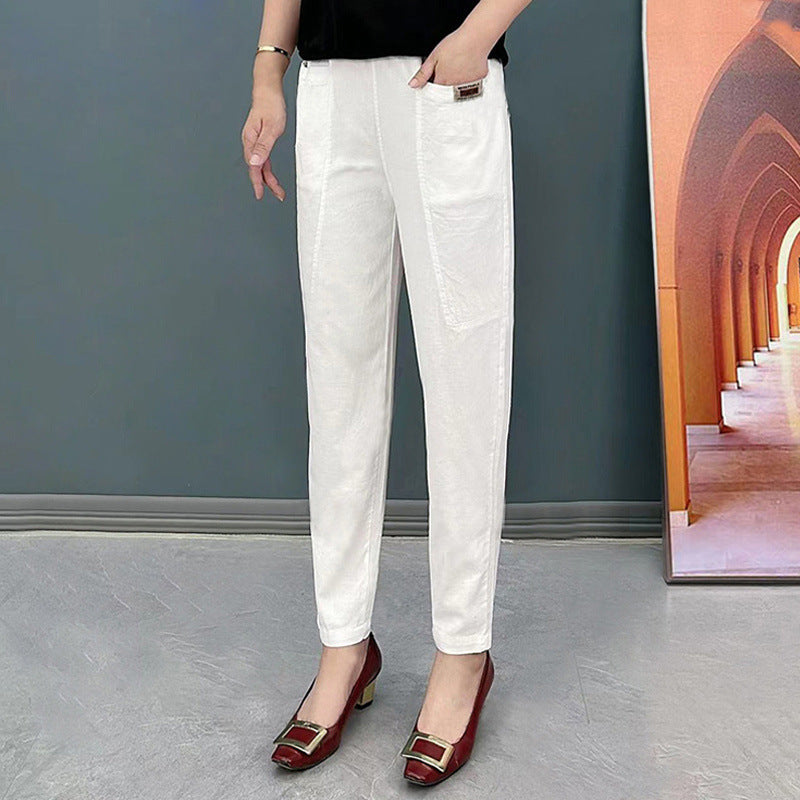 Leisure Commute All-matching Fashionable Pants Cover Belly Comfortable Limorista