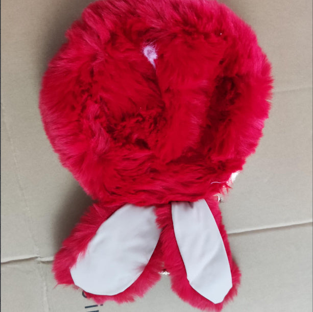 Plush Bag Faux Fur Rabbit Ear Clip Limorista