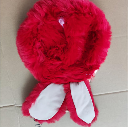 Plush Bag Faux Fur Rabbit Ear Clip Limorista