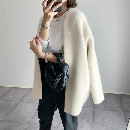Knitted Jacket Slimming Sense Of Design Niche Loose Limorista