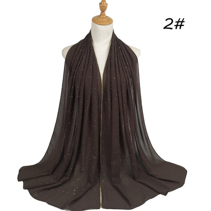 Chain Pearl Chiffon Hui Hood Limorista