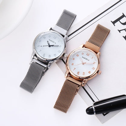 Milan Mesh Strap Magnetic Buckle Digital Women&