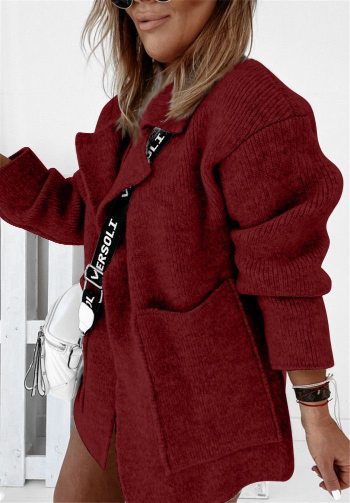 New Product Fashion Print Ladies Woolen Coat Limorista