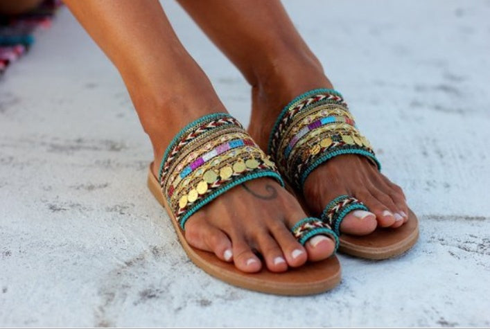 Handmade flat sandals Limorista
