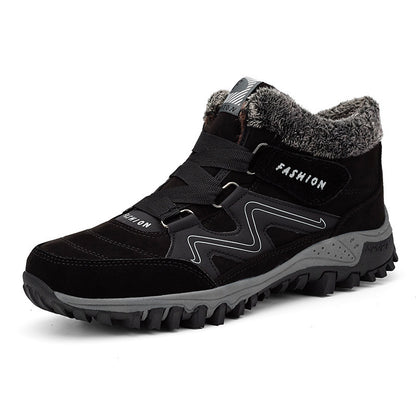 Winter warm and velvet thick couple shoes Limorista