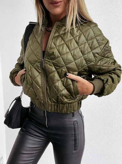 Ladies Pure Cotton Short Zipper Jacket Limorista