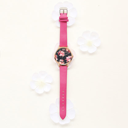 Lvpai Marke Frauen Armband Uhr Mode Rose Gold Blumen Leder Einfache Frauen Kleid Uhren Luxus Business Geschenk Uhr Uhr Limorista