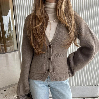 Warm Waist Tight Soft Glutinous Sweater Coat Limorista