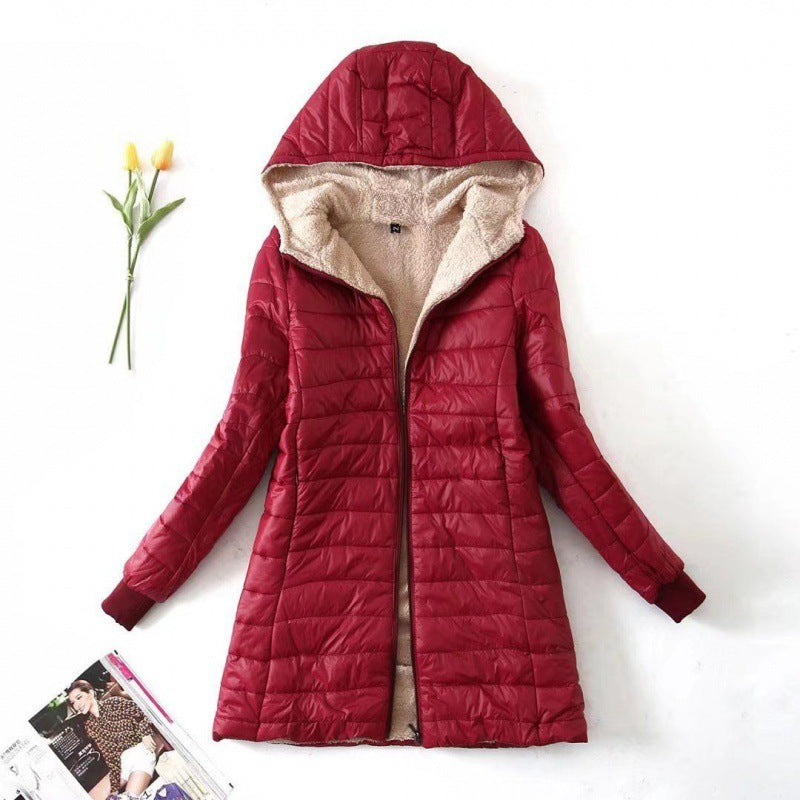Hooded Slim Fit Fleece-lined Warm Cotton Limorista
