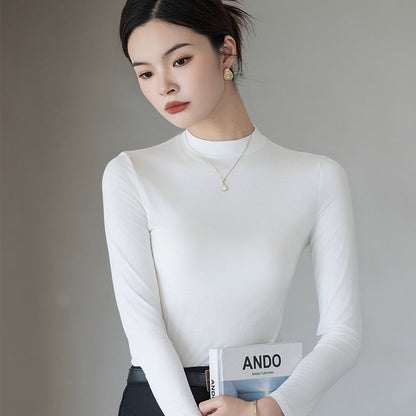 Turtleneck Bottoming Shirt Women&