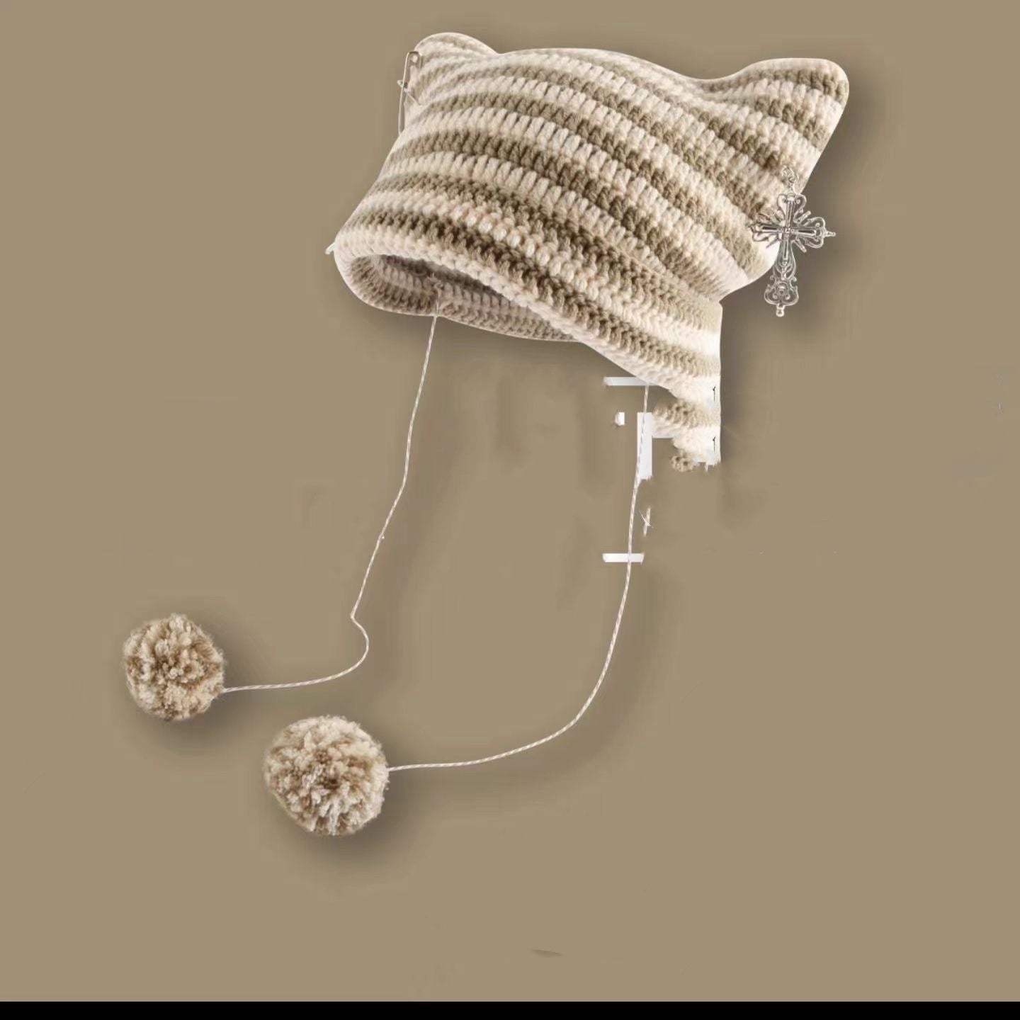 Korean Cute Thermal Head Cover Woolen Cap Limorista