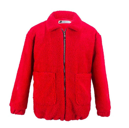 shearling coat jacket women autumn winter warm thick plush coat Limorista