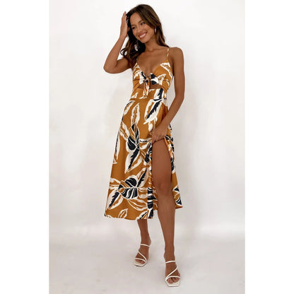 Sweet Tie-neck Sling Dress Women Limorista