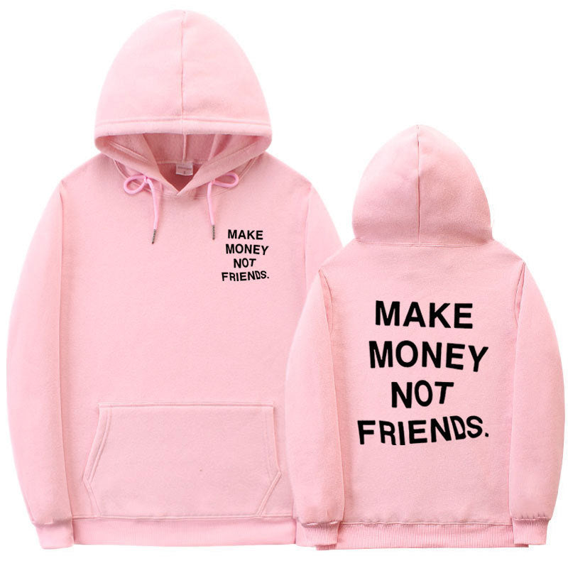 Letter printed Hoodie men&