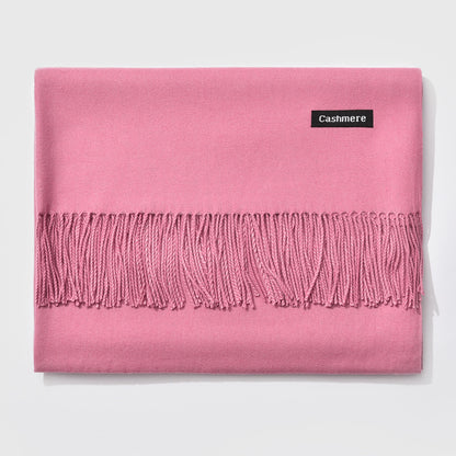 And Winter New Ladies Shawl Monochrome Cashmere Variety Warm Classic Scarf Scarf Scarf Limorista