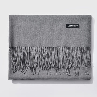 And Winter New Ladies Shawl Monochrome Cashmere Variety Warm Classic Scarf Scarf Scarf Limorista